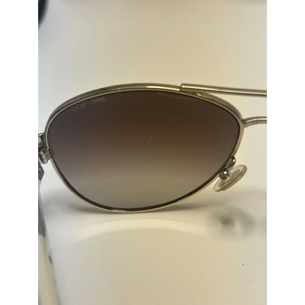 Jimmy Choo BABA/S Light gold cream 59/13/135 WOMAN Sunglasses Used Read